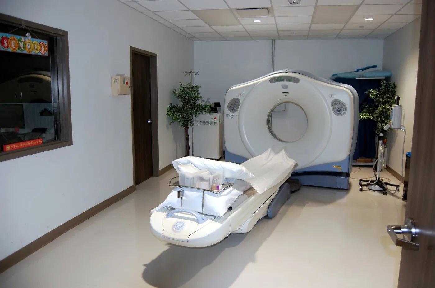 The CT scanner in the imaging suite at Fountain Hills Emergency Room.