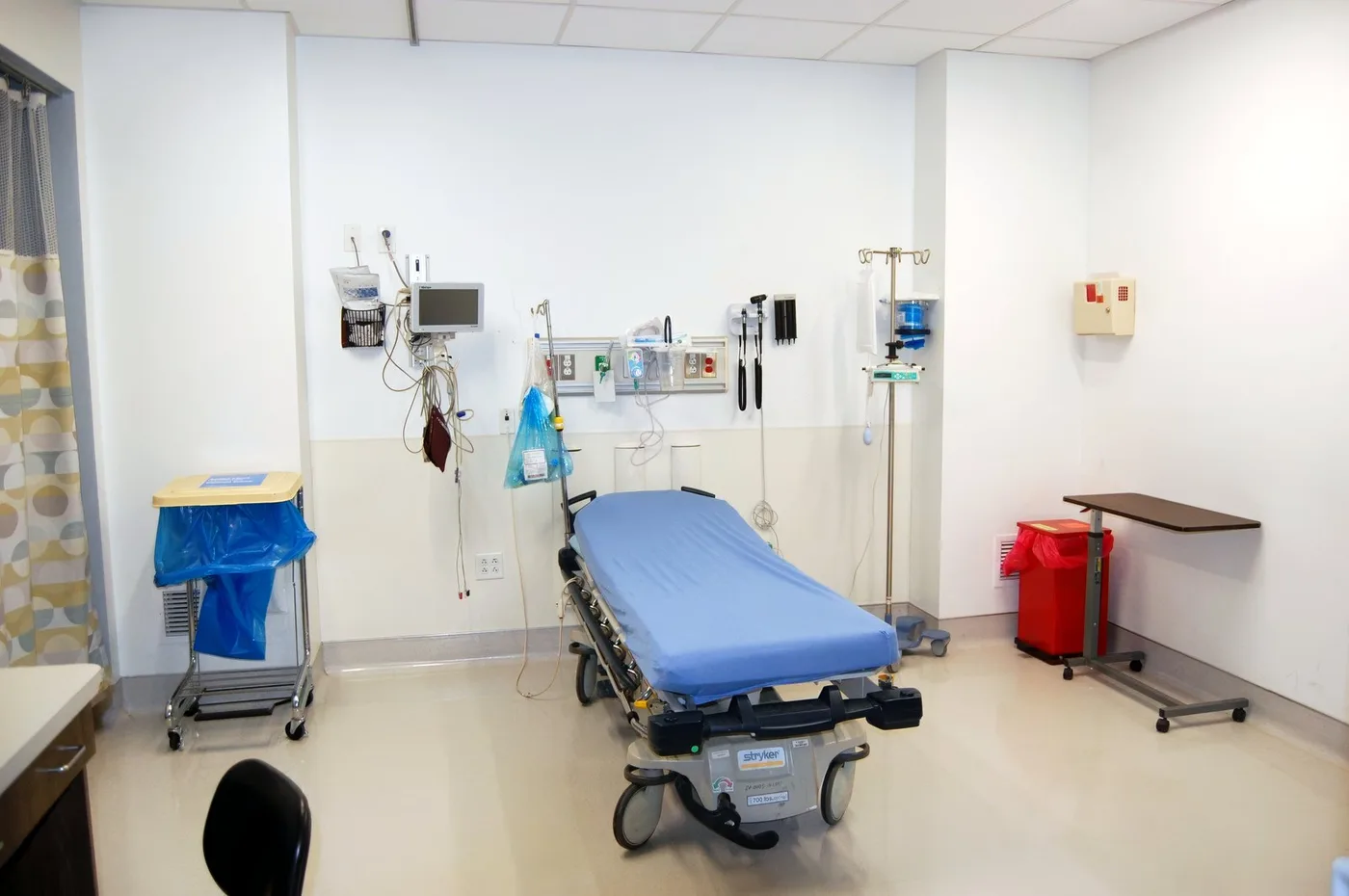 An exam room at the Fountain Hills Medical Clinic.
